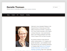 Tablet Screenshot of daniellethomsen.com